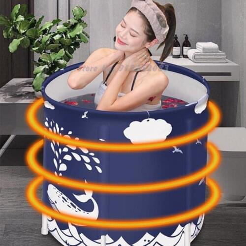 Bath Bucket Adult Folding Bath Bucket Household Full Body Childrens Bidet Adult Bathtub Artifact Winter