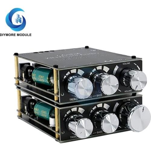 Bluetooth 5.0 TPA3116D2 Module High Bass Adjustment Stereo Digital Amplifier Board Module 100Wx2 Amplifier XY-T100H