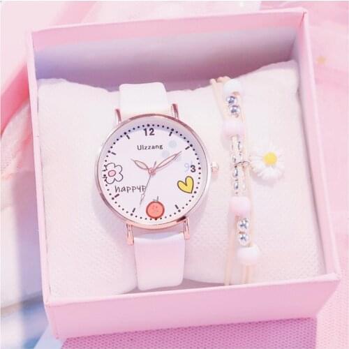 Junior high school students watch Big Girl Korean version Lovely Japanese soft girl pointer waterproof childrens primary school