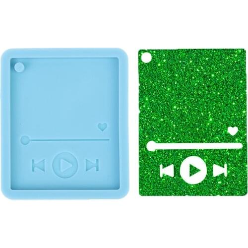MP3 Player Resin Mold Epoxy Craft Silicone Mould Polymer Clay DIY Jewelry Making