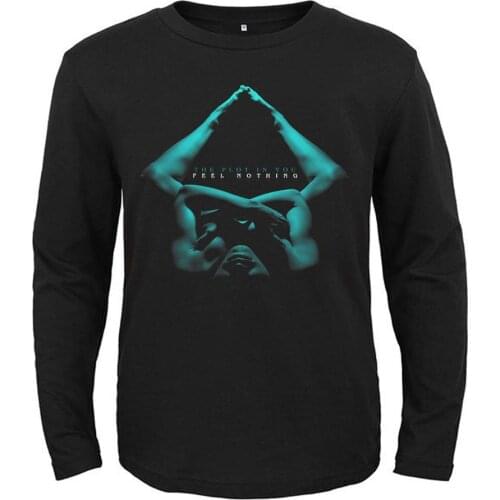 3 designs American rock band The Plot In You Punk rocker men women full long sleeves shirt heavy metal black tee fitness