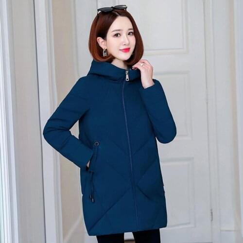 Mothers Middle-aged And Elderly Cotton Clothes, Womens Middle-aged And Long Fat Mm Korean Loose Cotton Jacket Plus Fat Size Ja