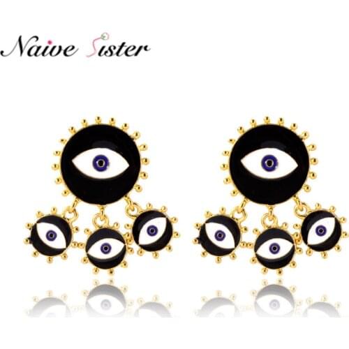 New Evil Devils Eyes Drop Earring Cool Halloween Gift for Girl Women Ladies Round Earings Jewelry Personality Love Gift Fashion
