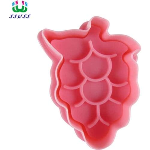 Grape Fruits Pattern Printing Molds,Food Grade Plastic Cake Decorating Cutters Tools,Direct Selling