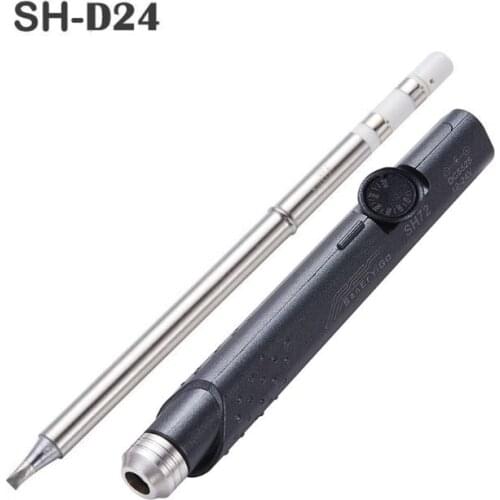SH72 Portable Electric Iron Anti-Skid Handle Mini Welding Table DC 12V-24V Constant Temperature 220-4000