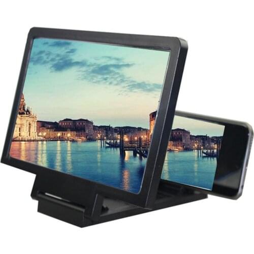 Portable Screen magnif 3D Movie Amplifier 3X Zoom Enlarged Phone Screen Video Amplifier Radiation Eye Treasure For phone holder