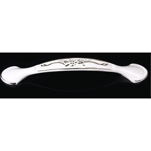 128mm Cabinet Handles Euro-Style Modern Furniture Knobs Ivory Knobs Closet Door Handle Drawer Pulls Bars