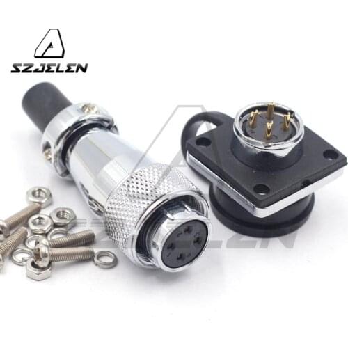 WS16 Series, 4-pin waterproof connector male female , Industrial Connectors plug socket,dustproof connector 4pin ,IP67