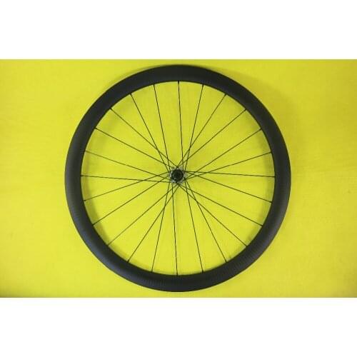 SPEEDSAFE light 42mm asymmetric disc road front carbon bike wheel 25mm width external clincher tubeless 700c cyclocross bicycle