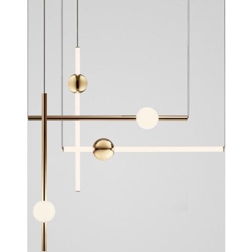 Nordic glass ball iron chandelier ceiling chandeliers ceiling lustres modern led chandelier nordic decoration home