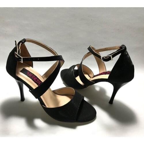 Argentina Tango Dance Shoes Party Shoes Wedding Shoes leather outsole T62100BG low heel 7.5cm