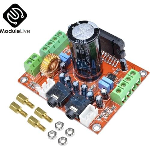 TDA7850 DC 12V 4 * 50 W 4 channel Car Audio Power Amplifier Module BA3121 Noise Reduction Module Amplifier Breadboard 4x50W