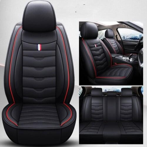ZHOUSHENGLEE Universal Leather Car seat covers For Hyundai solaris ix35 i30 ix25 Elantra accent tucson Sonata auto accessories