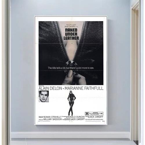 V0475 The Girl on a Motorcycle Vintage Classic Movie Wall Silk Cloth HD Poster Art Home Decoration Gift