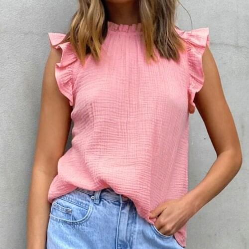 Womans Tank Top Shirts Half-Height Collar Backless Knitted Black Sleeveless Fashion Shirt