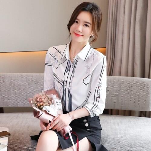 Shirt female 2021 autumn long-sleeved new slim slimming Korean fashion small shirt casual temperament shirt blouse
