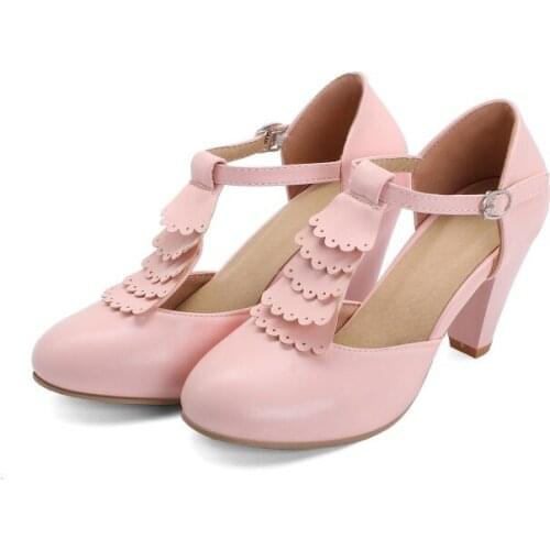 Big SizeFashionable and sweet single shoes ladies high heels women shoes woman pumps