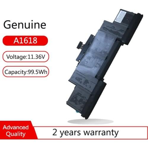 Laptop Battery For Apple MacBook Pro 15" Retina A1398 2015 Year A1618 EMC2909/2910 020-00079 MJLU2LL/A MJLQ2LL ME293 MC975 ME665