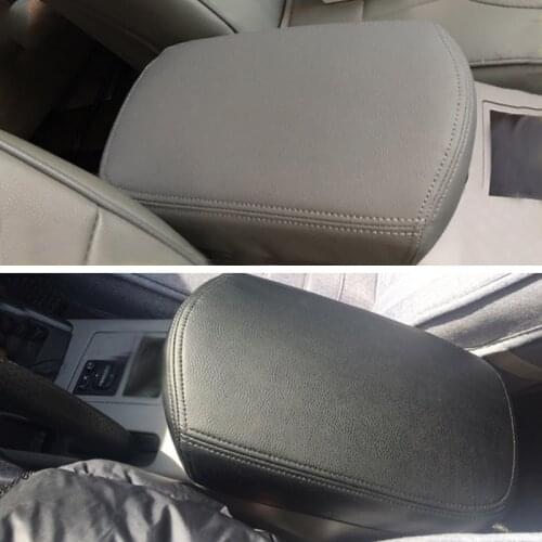 Car Microfiber Leather Center Armrest Box Cover Sticker Trim For Toyota Rav4 RAV 4 2006 2007 2008 2009 2010 2011 2012