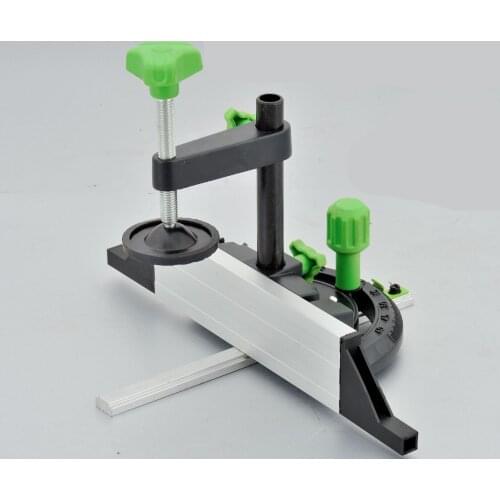 Free shipping durable DIY carpenter woodworking angle push ruler table saw miter gauge aluminum tool
