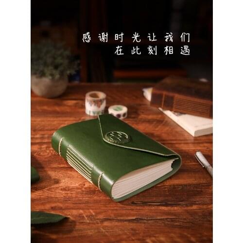 B6 Size Creative Cowhide Handmade Notebook Hand Account Notepad Literary And Artistic Lovers Memorial Practical Gift