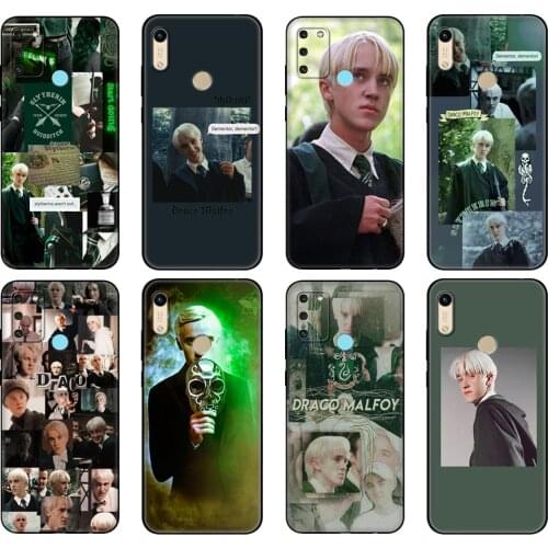 Black tpu Case For Honor 8a Prime 8s 9 10X Lite 9A 9C 9X Premium Pro 9S Case Cover Draco Malfoy