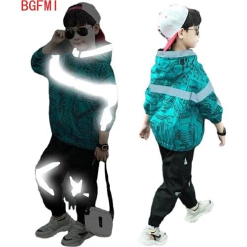 Baby Girls Kids Reflective Costume Children Clothing Set 2021 Spring Teens 12 14 Years Boy Clothes Tracksuit Casual Sports Suit