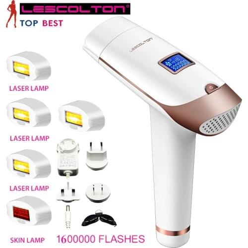 Lescolton 4in1 1300000shot T009i Home Pulsed Light IPL Laser Epilator Shaving Painless Permanent Hair Removal Device