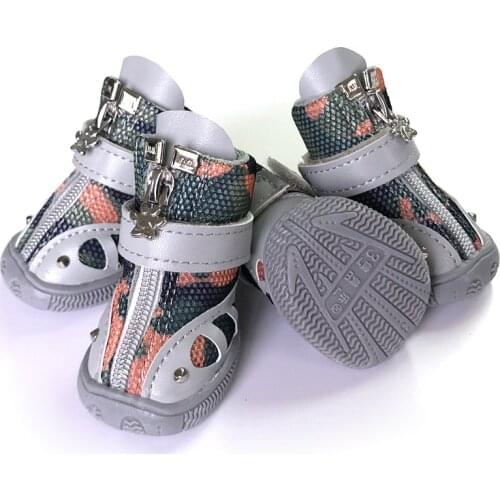 New pet shoes breathable mesh fish camouflage series dog sports pet supplies pet home