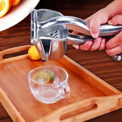 Handheld Fruit Juicer Portable Machine Squeezes Juicer Durable Manual Juicer Kitchen Household Aluminum alloy Lemon Clip tools