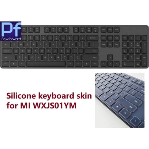 Silicone mechanical Wireless Desktop For XIAOMI MI WIRELESS KEYBOARD WXJS01YM keyboard Cover Protector skin