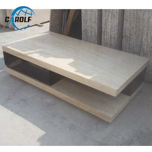 Best Price Modern White Marble Coffee Table Royal Center Table For Living Room