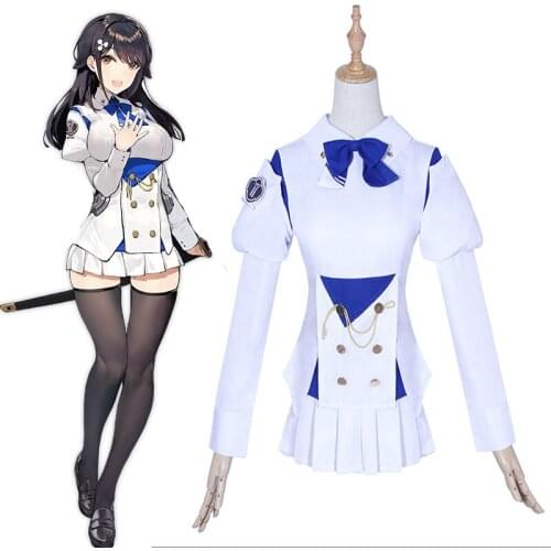Game Azur Lane Cosplay Costumes IJN Chokai Cosplay Dress Costume Halloween Carnival Party Women Sailor Uniform Costume