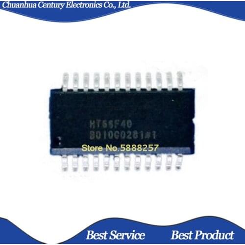 2 pcs/lot HT66F40 SSOP24 Original and New In Stock