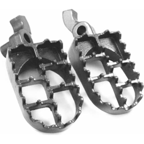 2x Gray Foot Pegs For Honda Honda CR125 CR250 1995-1999 1995-2005 CR500 Motorcycle