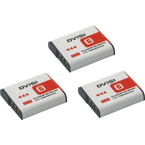 3Pcs/lot NP-BG1 NP BG1 NPBG1 Battery for SONY Cyber-shot DSC-H3 DSC-H7 DSC-H9 DSC-H10 DSC-H20 DSC-H50 DSC-H55 DSC-H70 DSC-H90