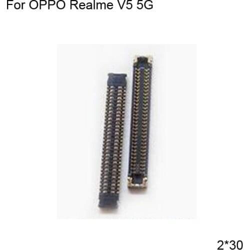 5pcs Dock Connector Micro USB Charging Port FPC connector For OPPO Realme V5 5G Logic on motherboard mainboard For Realme V 5