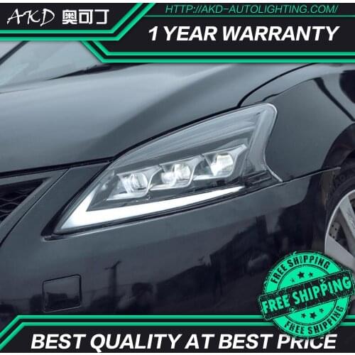 AKD Car Styling for Nissan Sylphy Headlights 2012-2015 Sentra LED Headlight DRL Hid Option Head Lamp Angel Eye Beam Accessories