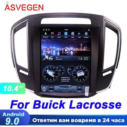 Android 9.0 Tesla Car Video Player For Buick Lacrosse With 4G 32G Auto Radio Multimedia Stero Navigation Player