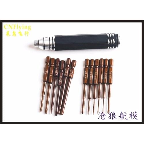 Free shipping: DIY Repair RC Hobby model Tools 12 in 1 screwdriver for DJI RC Airplane RC Car Boat X-UAV Assemble TOOLS