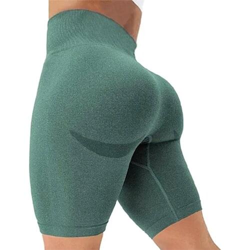 Seamless Gym Shorts Leggings Workout Short Fitness Women Sport Shorts Summer High Waist Yoga Short Squat Proof Short Leggins