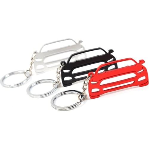Aluminum alloy personality creative keychain Simple styling key chain accessory pendant For Ford Mustang shelby ecoboost GT