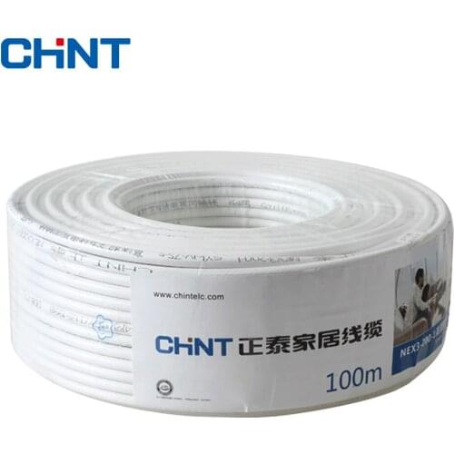 CHNT Electrical Wire And Cable Coaxial Cable Closed Line Cable High - Definition Television Line 100 Meters