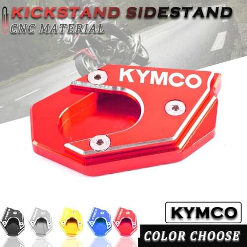 For Kymco Xciting 250 300 350 400 400i Downtown CT250Motorcycle Accessories Kickstand Sidestand Stand Extension Enlarger Pad