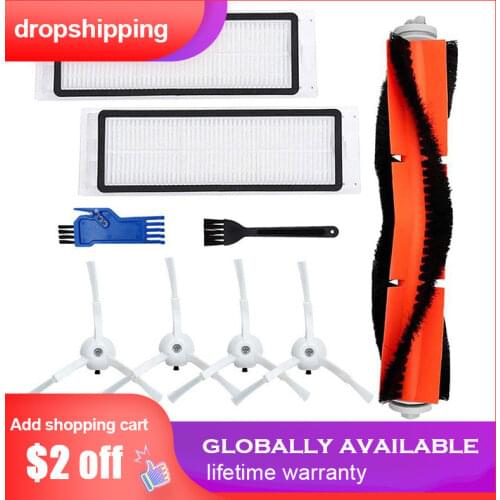 17/14Pc Roller Brush Filter Kit For Xiaomi Roborock S50 S6 S60 S65 S55 S5 MAX 1S Xiaowa E25 Vacuum Cleaner For Mijia Accessories