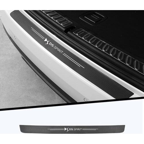 1PC car sticker carbon fiber texture cloth trunk protection