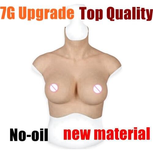 7G New Upgrade Top Quality Fake Artificial Boob Realistic Silicone Breast Forms Crossdresser Shemale Transgender Drag Queen