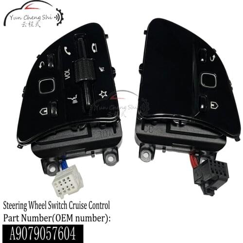 A9079057604 steering wheel control panel For Mercedes-Benz push button switch