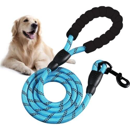 Dog Leash Heavy Dog Training Leashes with Comfortable Padded Handle Reflective Rope for Small Medium and Large Dogs Walking