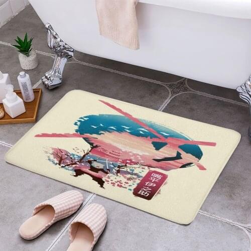 Ukiyo E Breath Of The Beas Anti-slip Modern Area Rugs Living Room Balcony Bathroom Printed Carpet Doormat Hallway Bath Mat